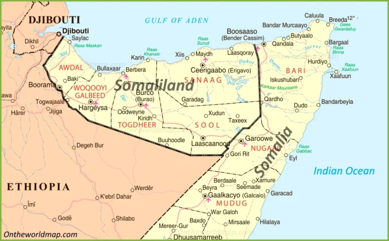 Somaliland Map