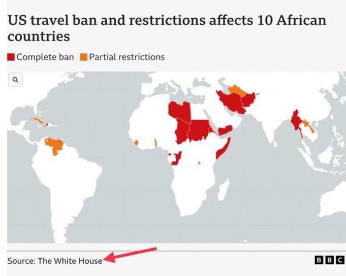 The White House Map of States in Trump's Chopping Block List